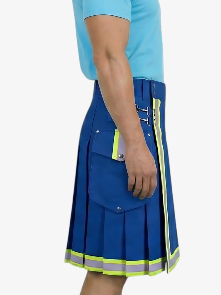 Kilt Utility Pompier Bleu Royal