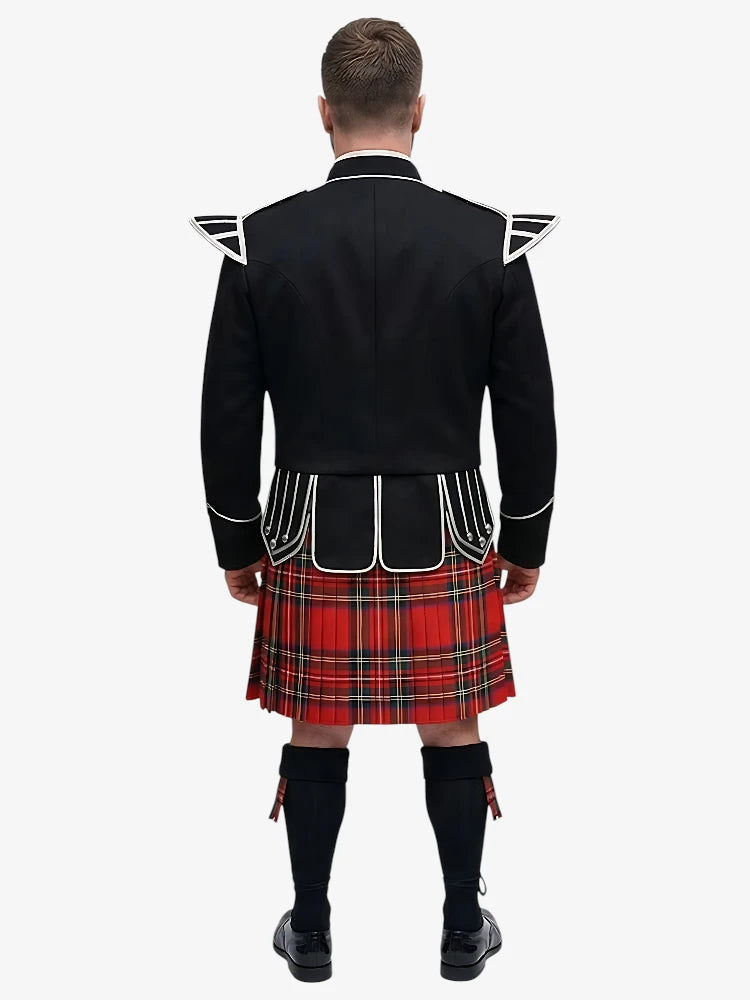 Tenue Kilt Doublet en tartan Royal Stewart