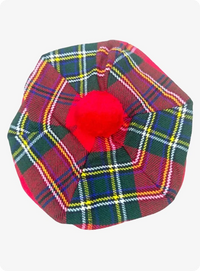 Royal Stewart Tartan Tam O Shanter Hat