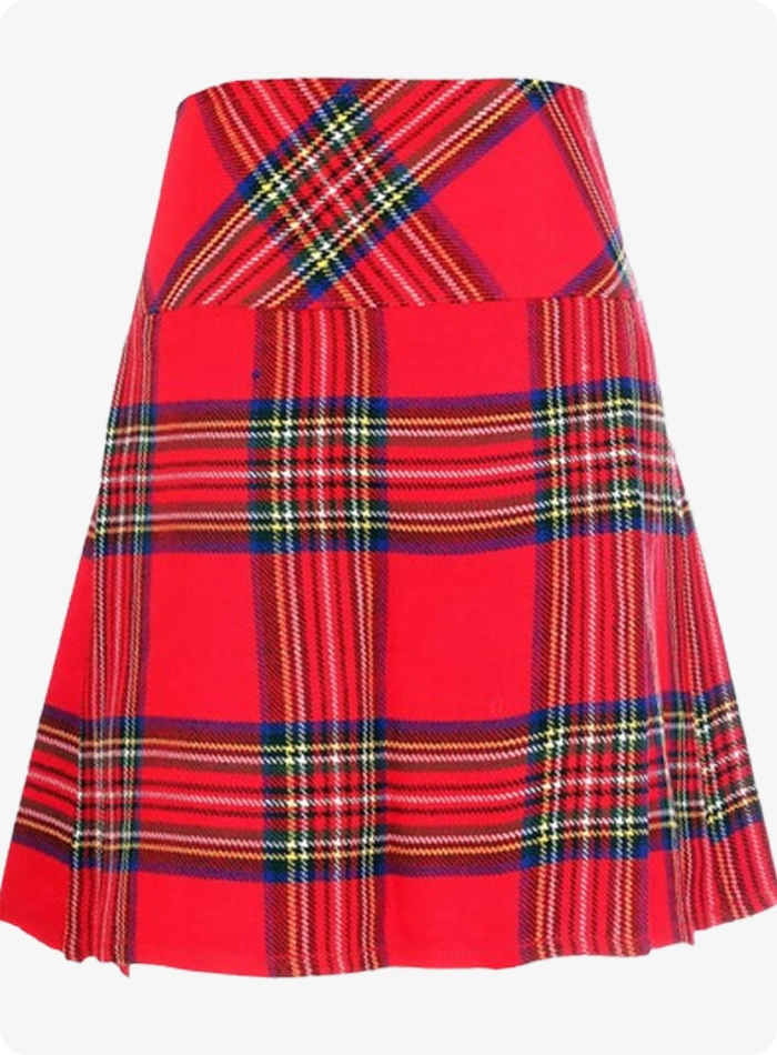 Kilt Tartan Royal Stewart Femme