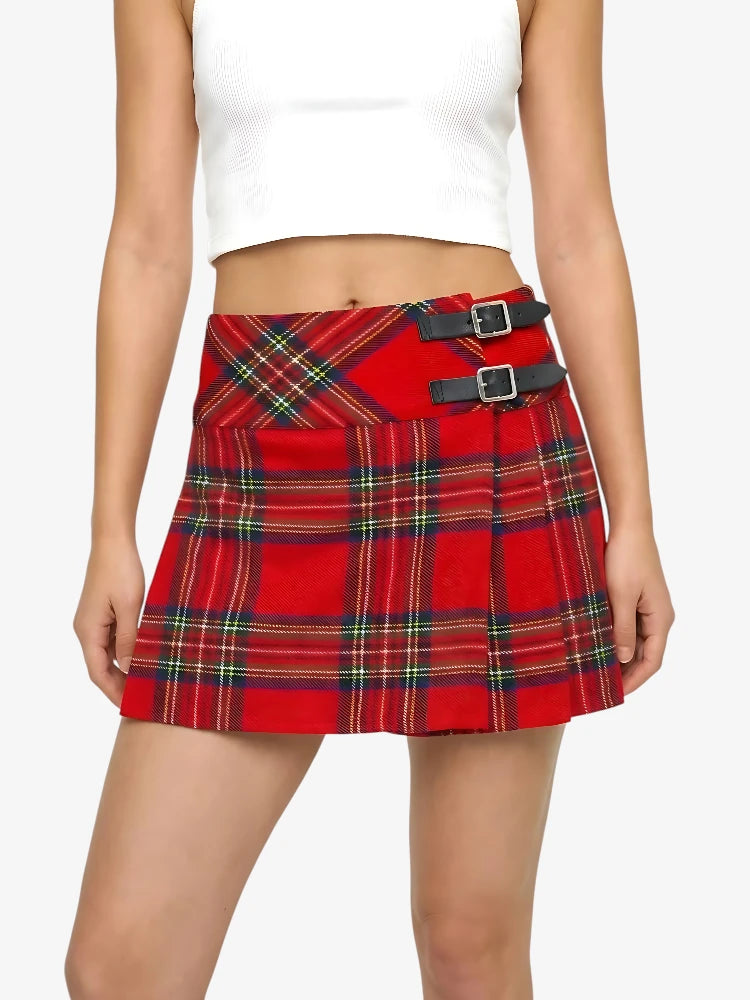 Kilt Tartan Royal Stewart Femme