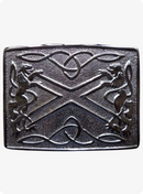 Saltire Lion Rampant Kilt Belt Buckle