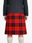 Scottish Rose Tartan Kilt Model Back