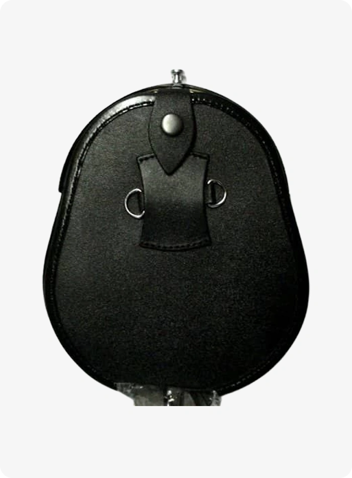 Custom Made Silver Chrome Sealskin Sporran