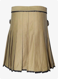 Stylish Brown Women’s Utility Kilt
