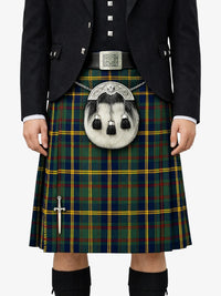 US-Marine Corp Tartan Kilt Model Front