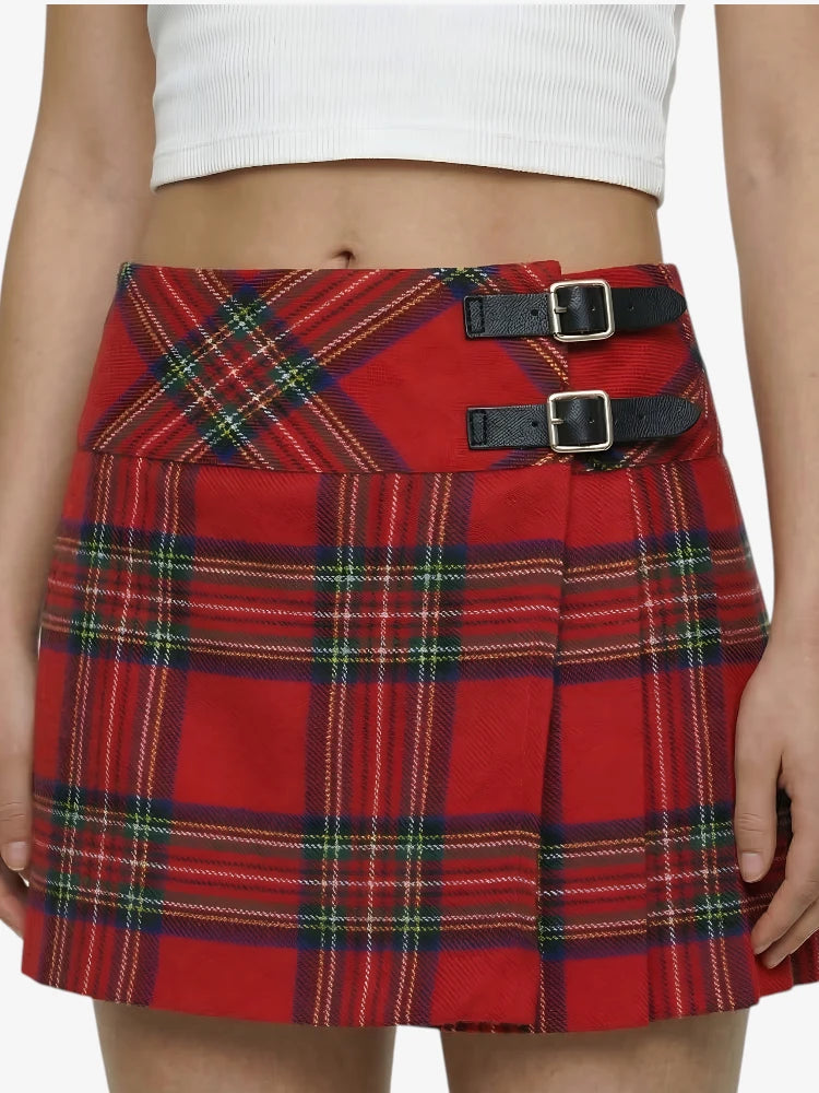 Kilt Tartan Royal Stewart Femme