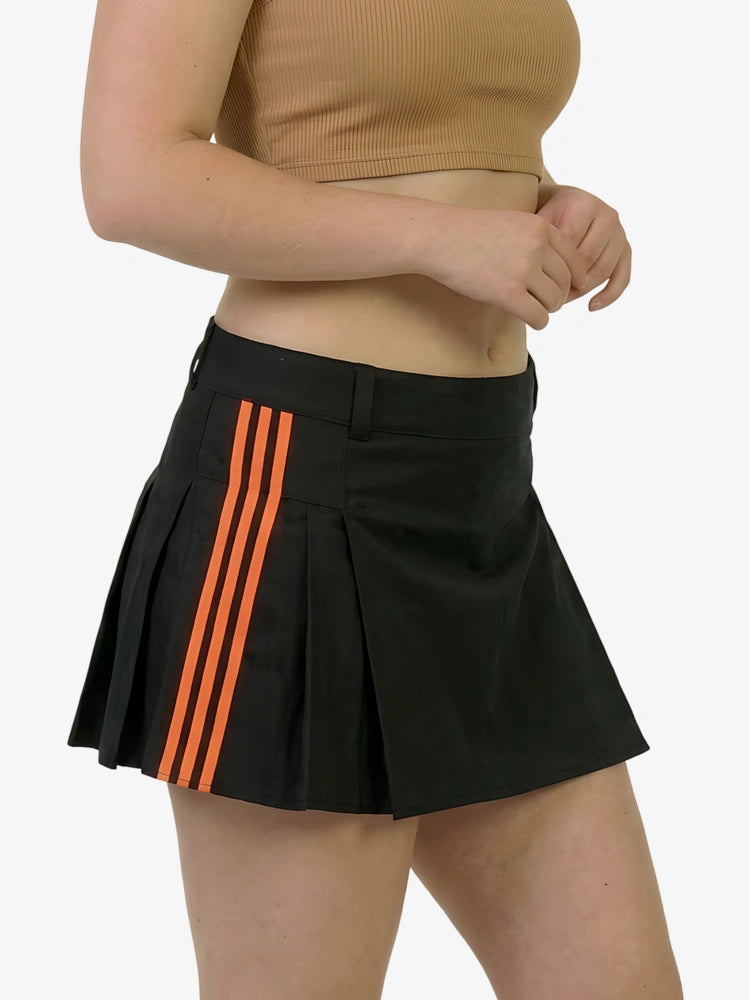 Kilt pompier noir moderne pour femme