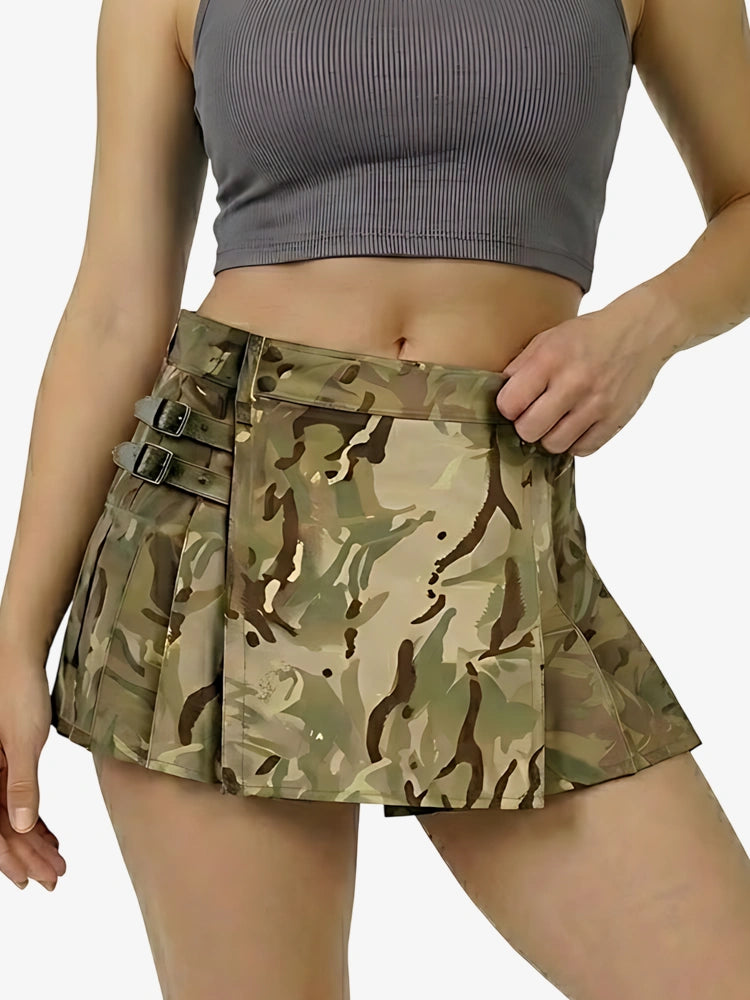 Kilt utility cargo tactique premium pour femme