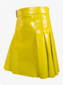 Kilt Cuir Jaune Femme